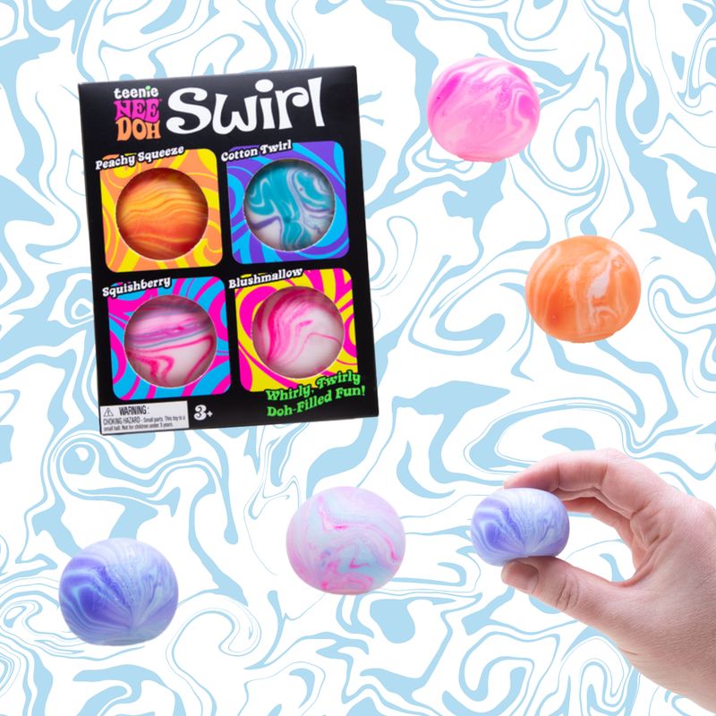 Nee Doh - Teenie 4pk - Swirl