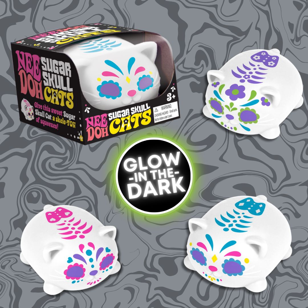 Nee Doh - Cool Cat, Sugar Skull