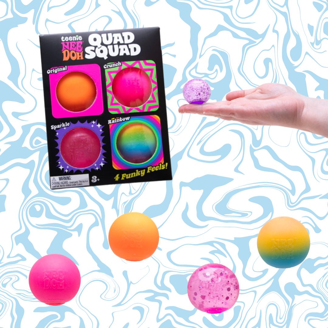 Nee Doh - Teenie 4pk - Quad Squad