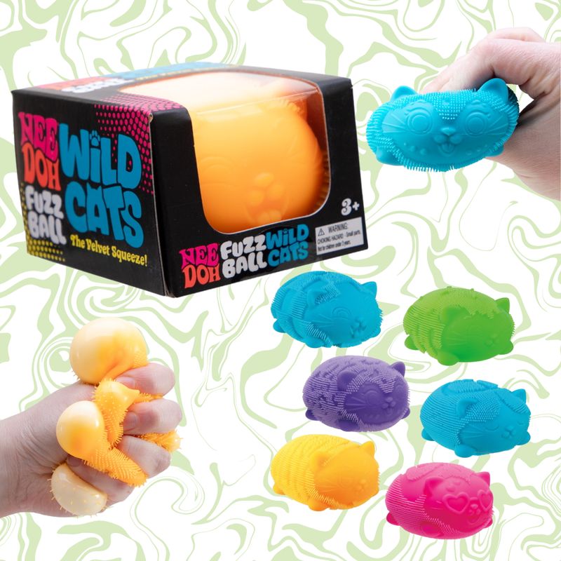 Nee Doh - Fuzz Ball, Wild Cat