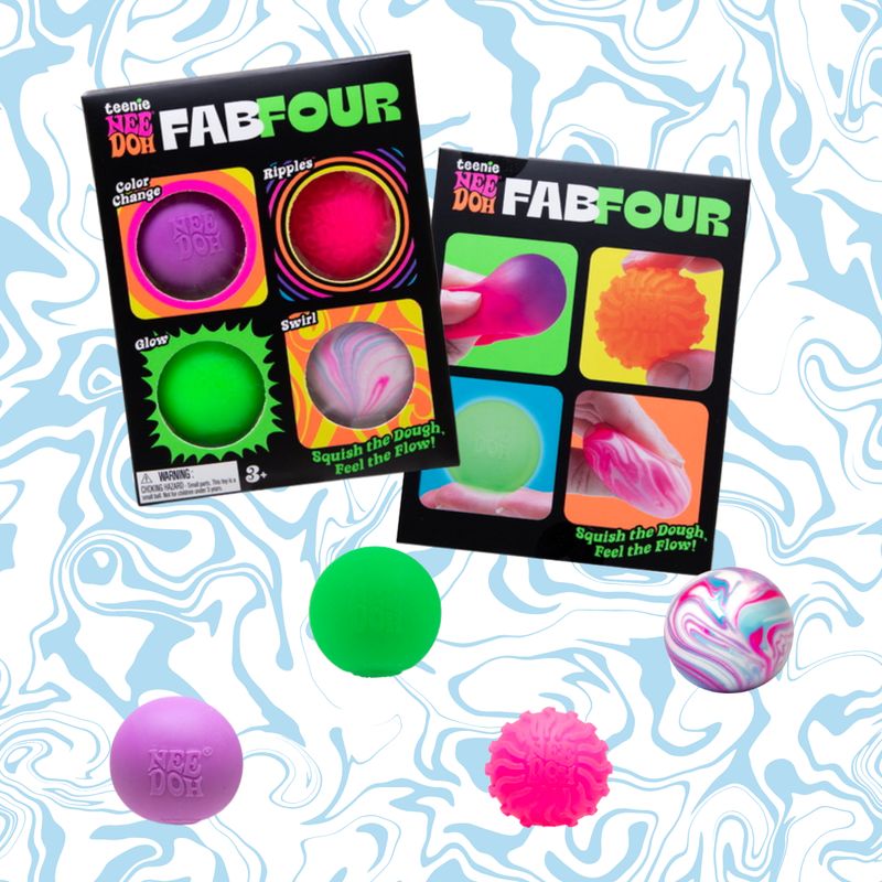 Nee Doh - Teenie 4pk - Fab Four
