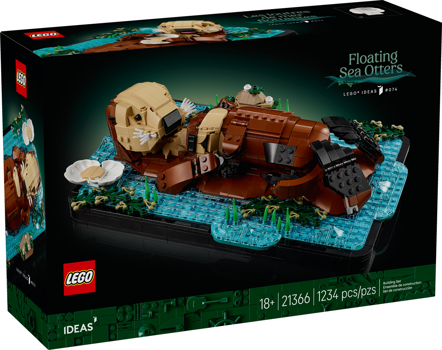 LEGO® IDEAS - Floating Sea Otters