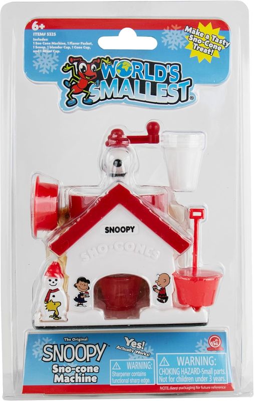World's Smallest -  Snoopy Sno Cone Maker