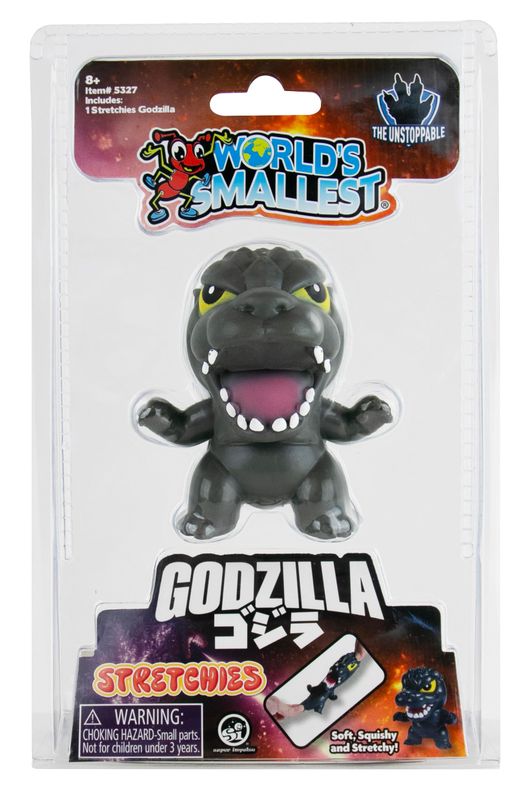 World's Smallest -  Godzilla Stretchies