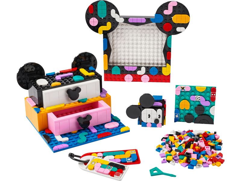 LEGO® DOTS - Mickey Mouse and Minnie Mouse Back-to-School Project Box
