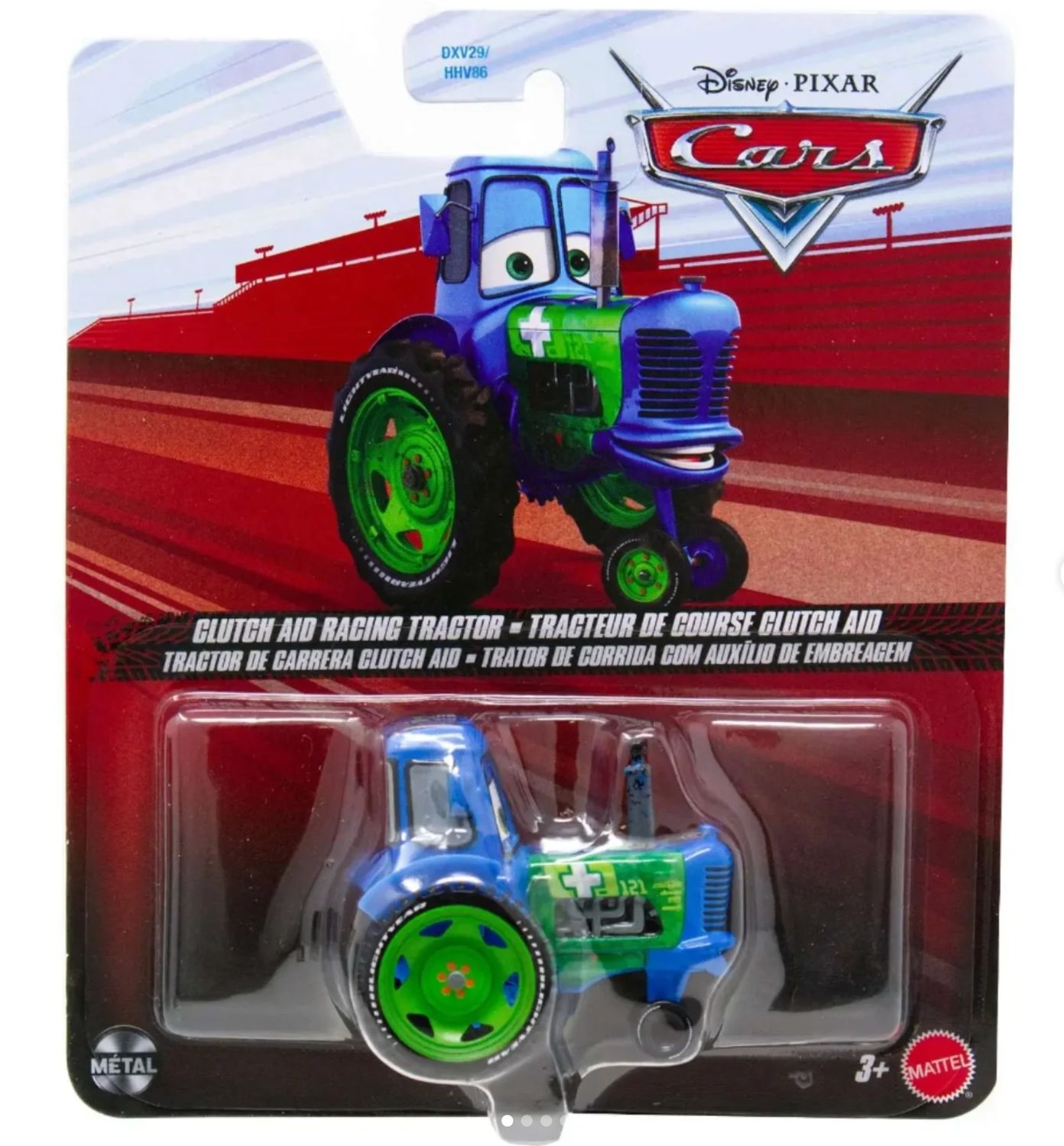 Pixar Cars - Single: Clutch Aid Racing Tractor