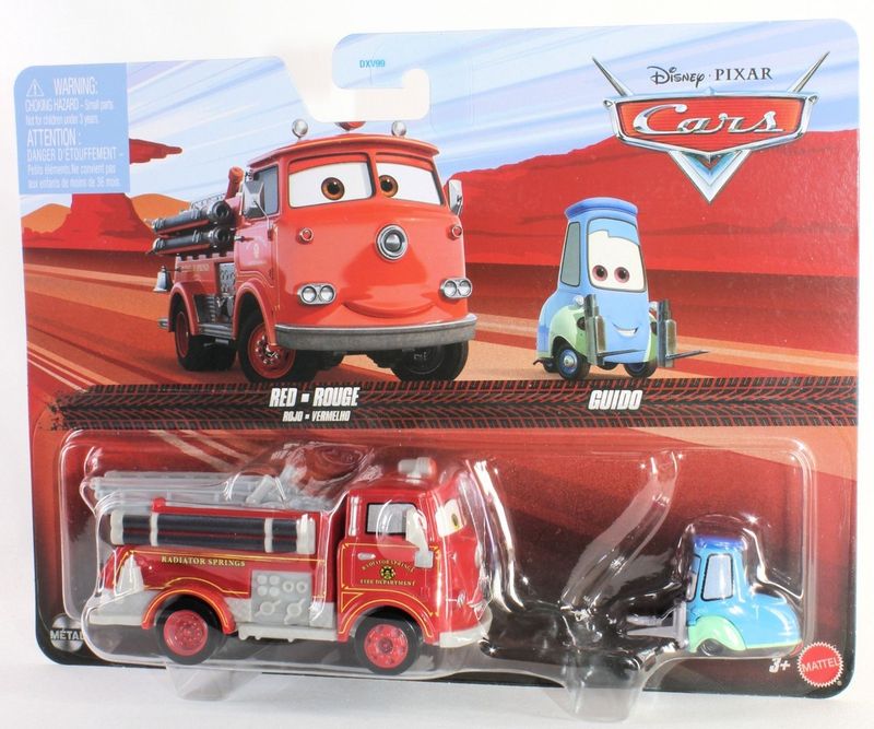 Pixar Cars - 2pk: Red &amp; Guido