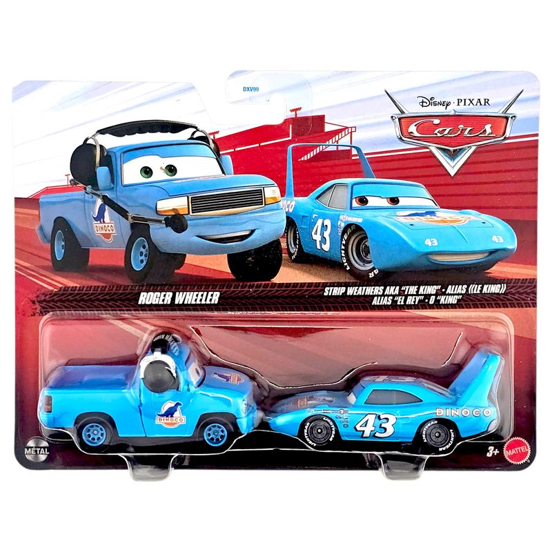 Pixar Cars - 2pk: Roger Wheeler &amp; The King
