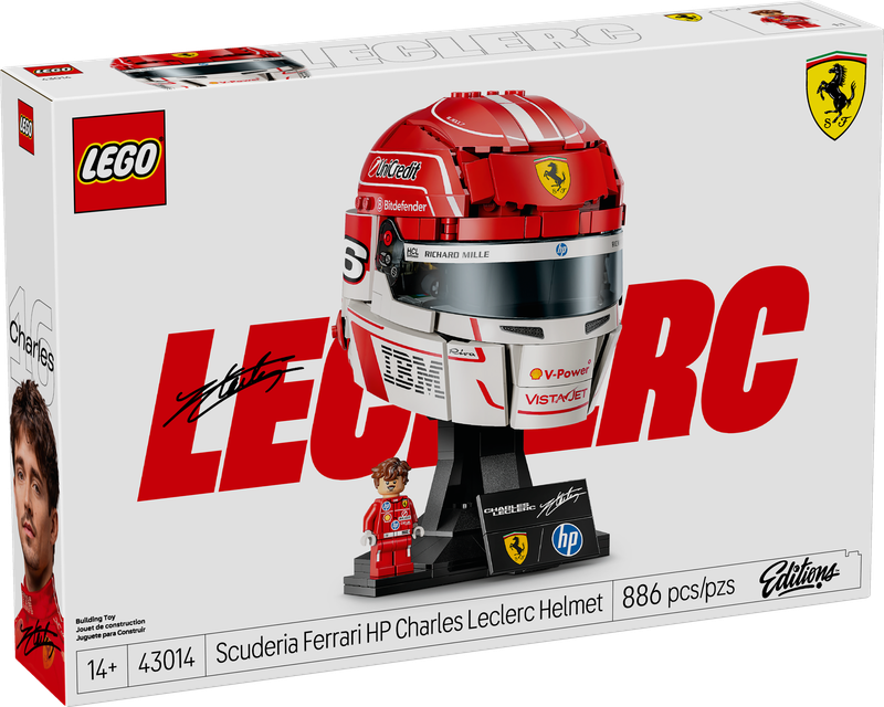 LEGO® EDITIONS - Scuderia Ferrari HP Charles Leclerc Helmet