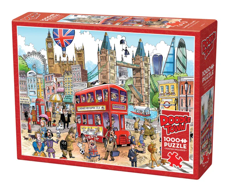 1000pc: Doodletown, London Calling