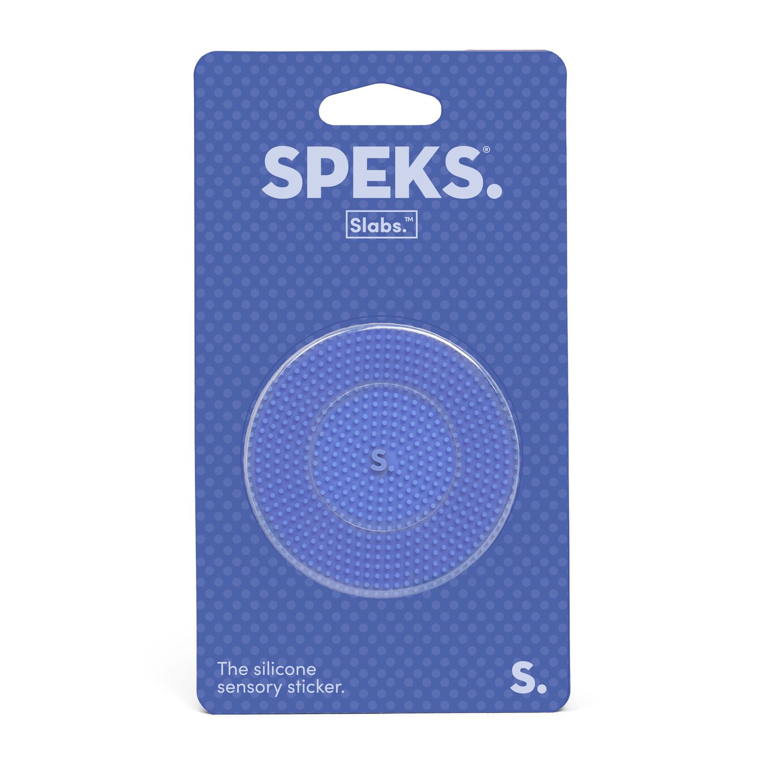 Speks Slabs - Circle Static, Periwinkle