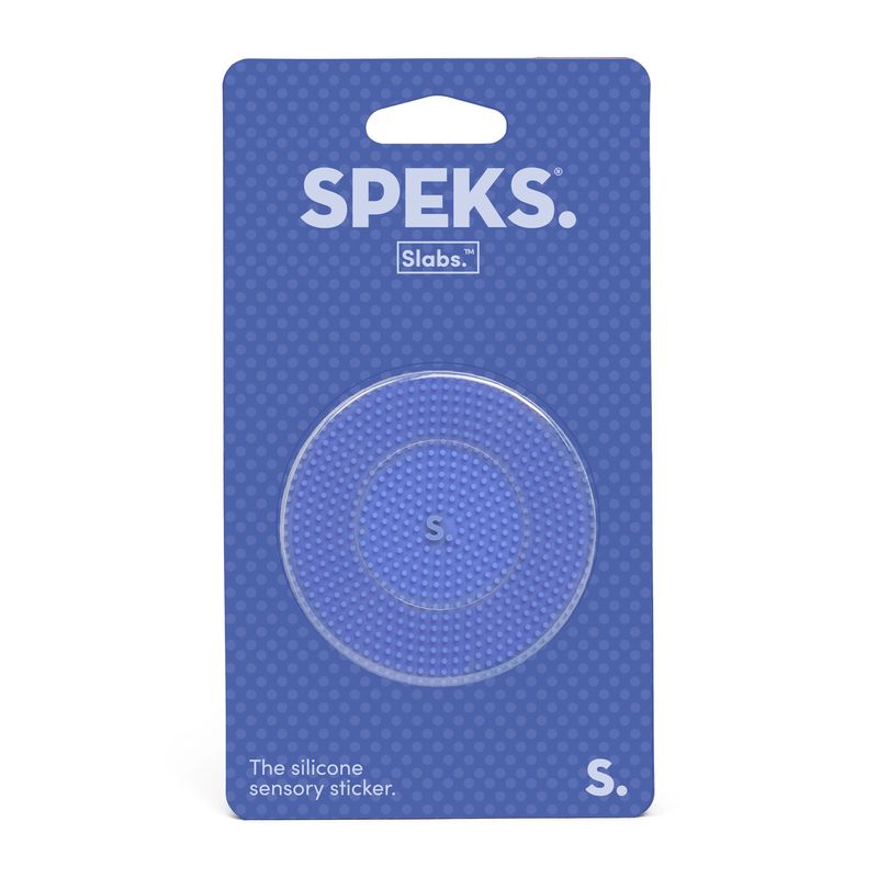 Speks Slabs - Circle Static, Periwinkle