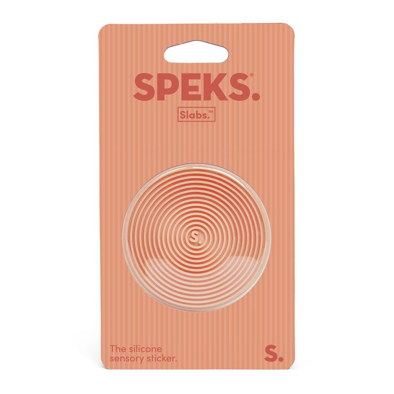 Speks Slabs - Circle Groove, Tangerine