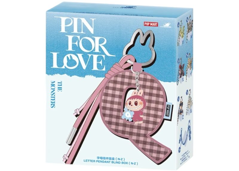 THE MONSTERS PIN FOR LOVE イニシャル (N〜Z） THE MONSTERS - Pin for Love (N-Z) Letter Pendant,