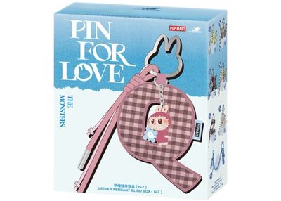 THE MONSTERS - Pin for Love (N-Z) Letter Pendant,