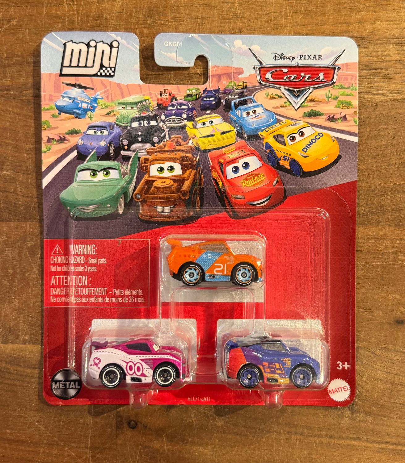 Pixar Cars - Mini Racers 3pk: Ryan 'Inside' Laney, Barry DePedal, Flip Dover