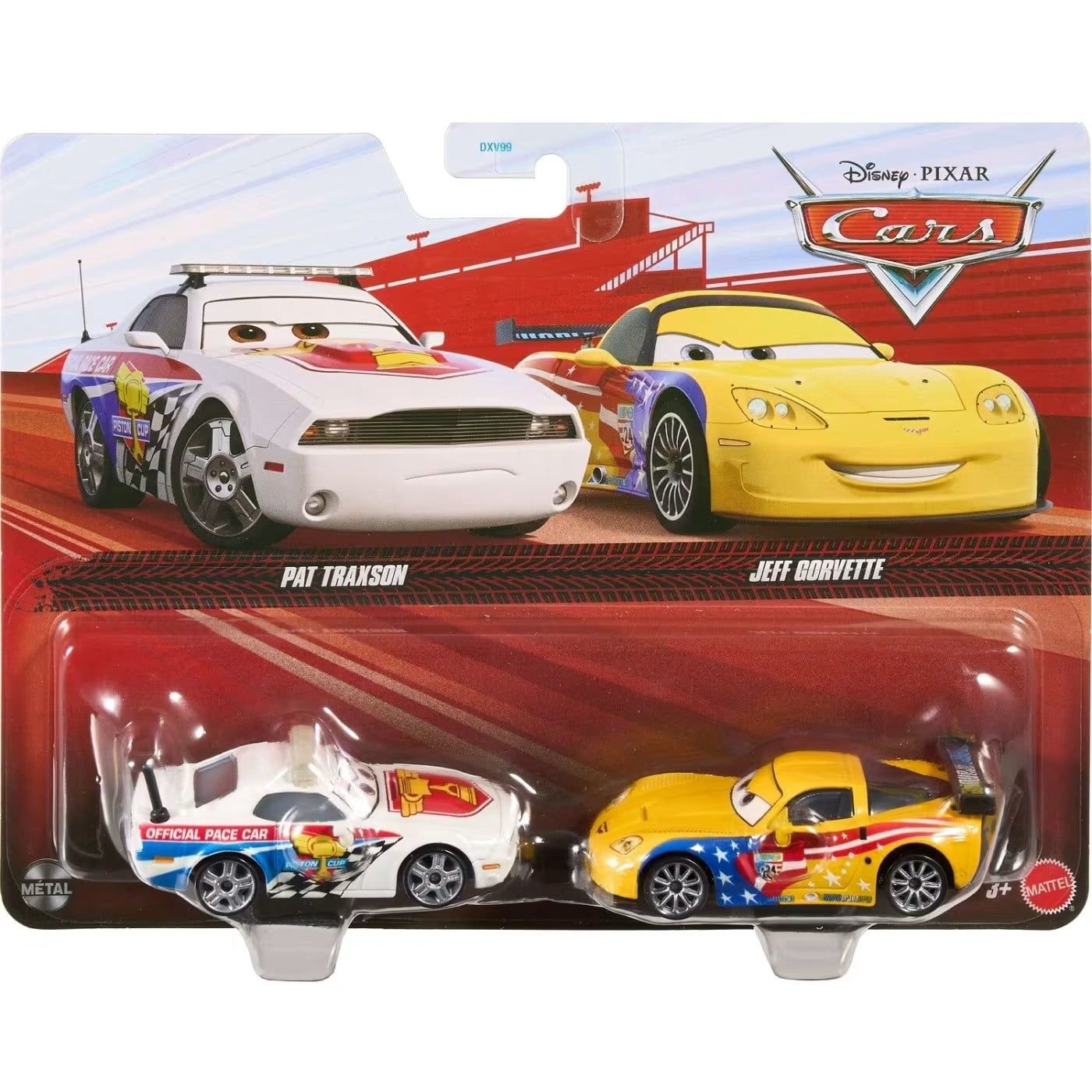 Pixar Cars - 2pk: Pat Traxson &amp; Jeff Gorvette