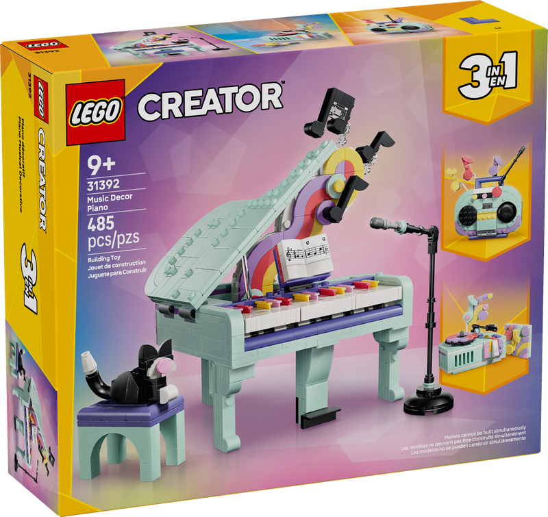 LEGO® CREATOR - Music Decor Piano with Cat