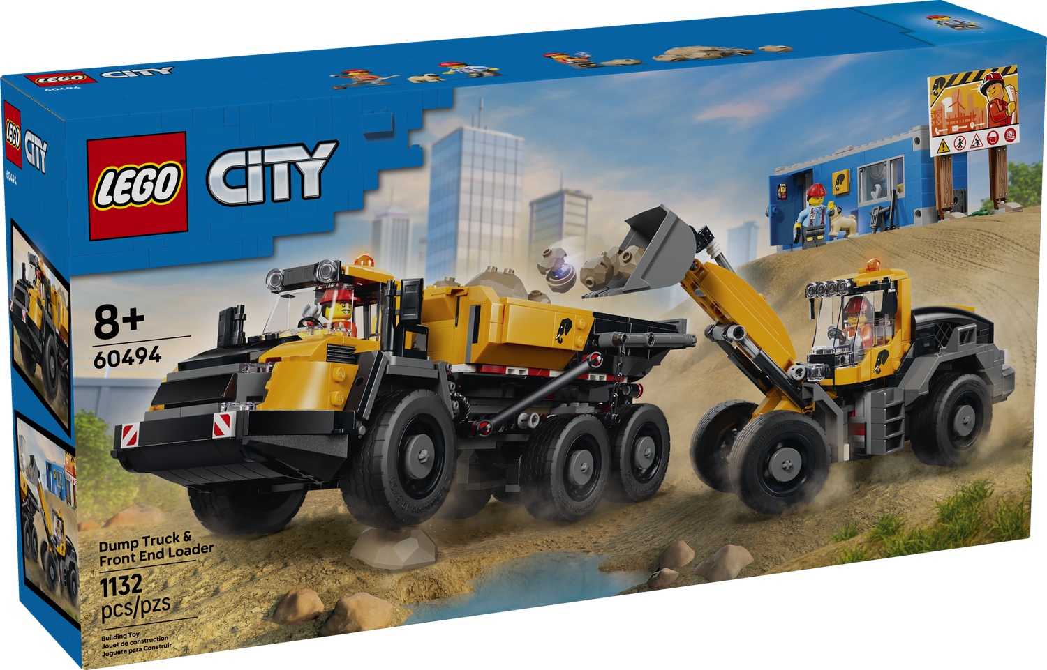 LEGO® CITY - Dump Truck &amp; Front End Loader