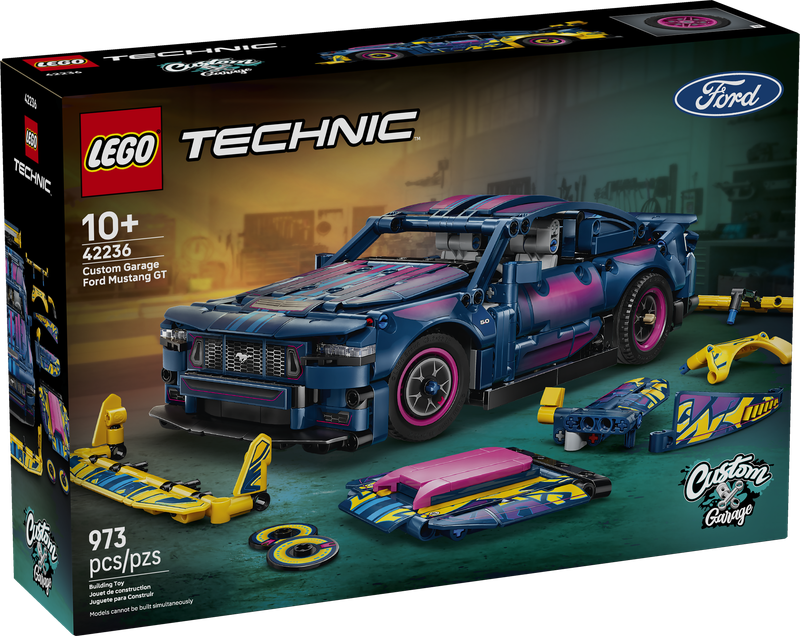 LEGO® TECHNIC - Custom Garage Ford Mustang GT