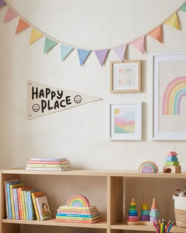 Pennant Flag - Happy Place