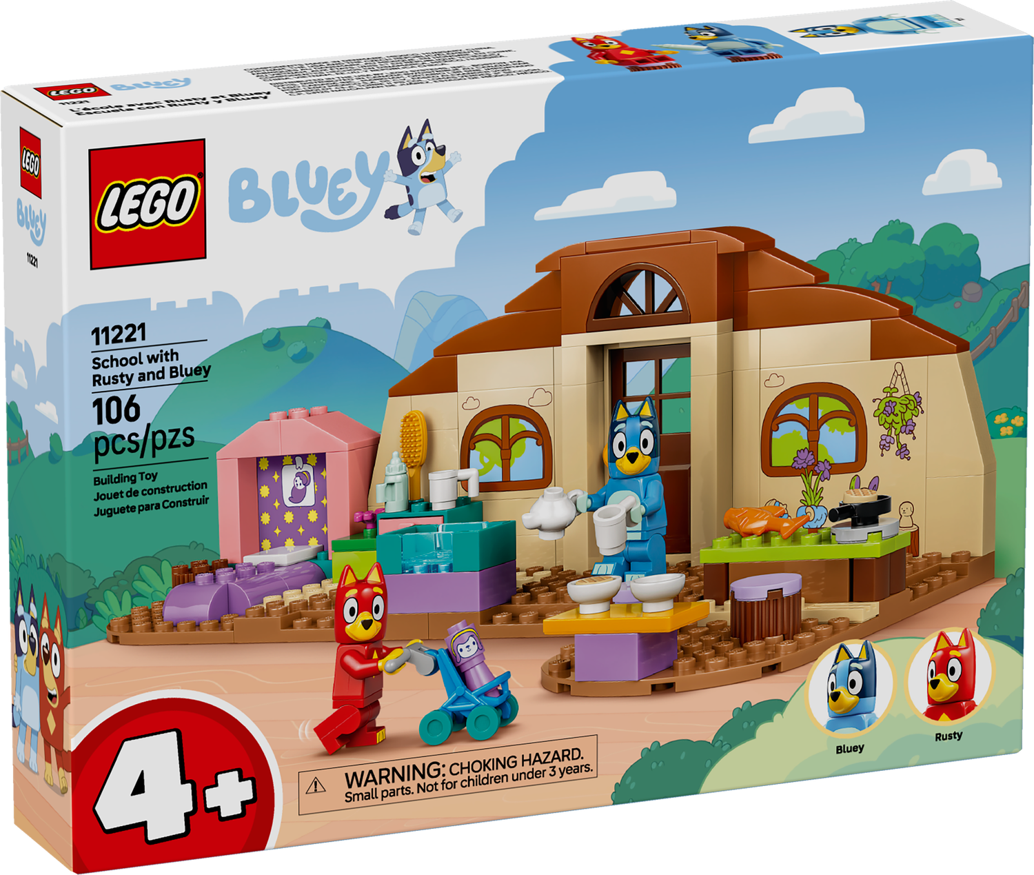 LEGO® BLUEY - School with Rusty and Bluey