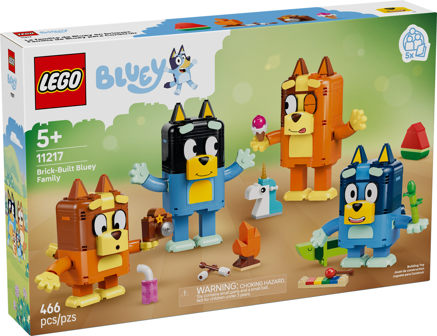 LEGO® BLUEY - Brick-Built Bluey Family