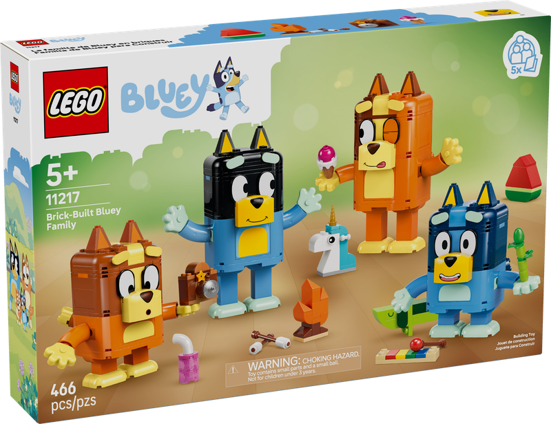 LEGO® BLUEY - Brick-Built Bluey Family