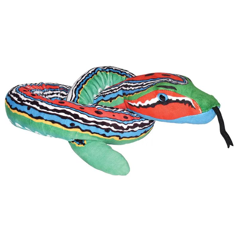54" Snake - Green Blue Red