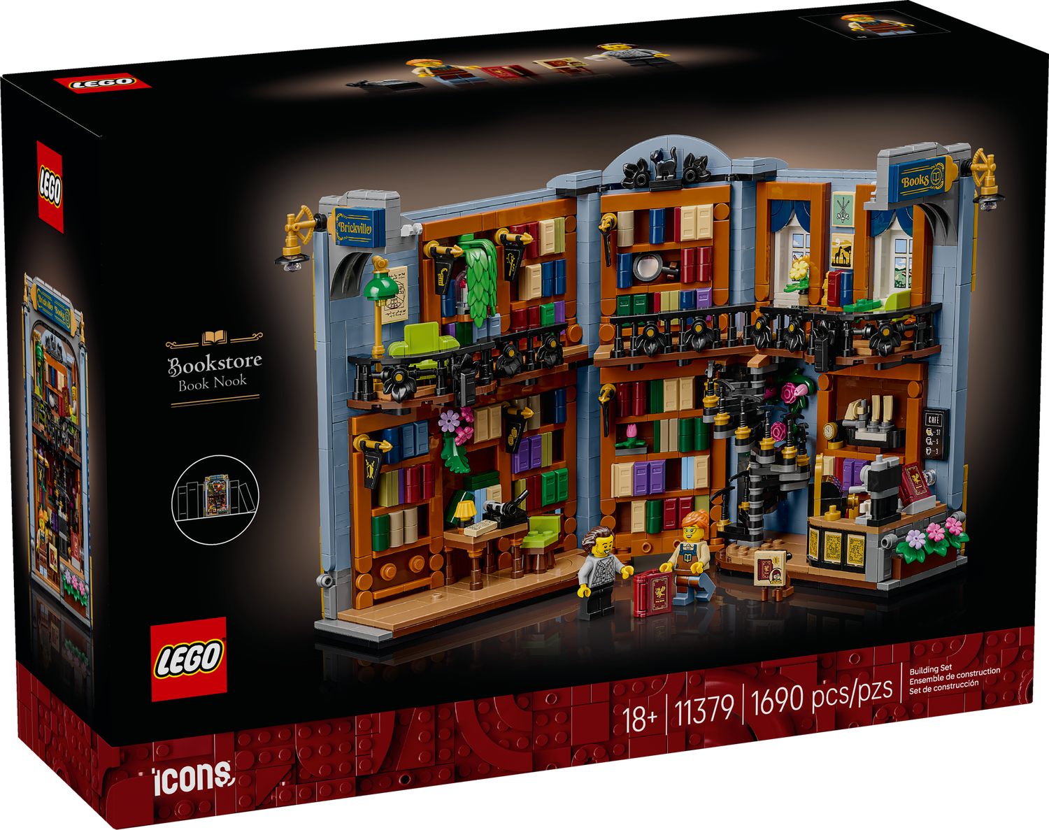 LEGO® ICONS - Bookstore: Book Nook