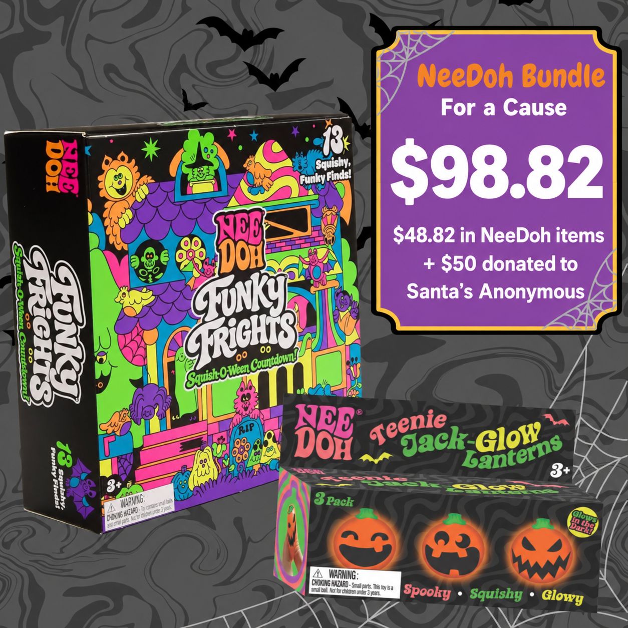 NeeDohWeen - Bundle - Funky Frights + Teenie Jack-GLOW-Lantern