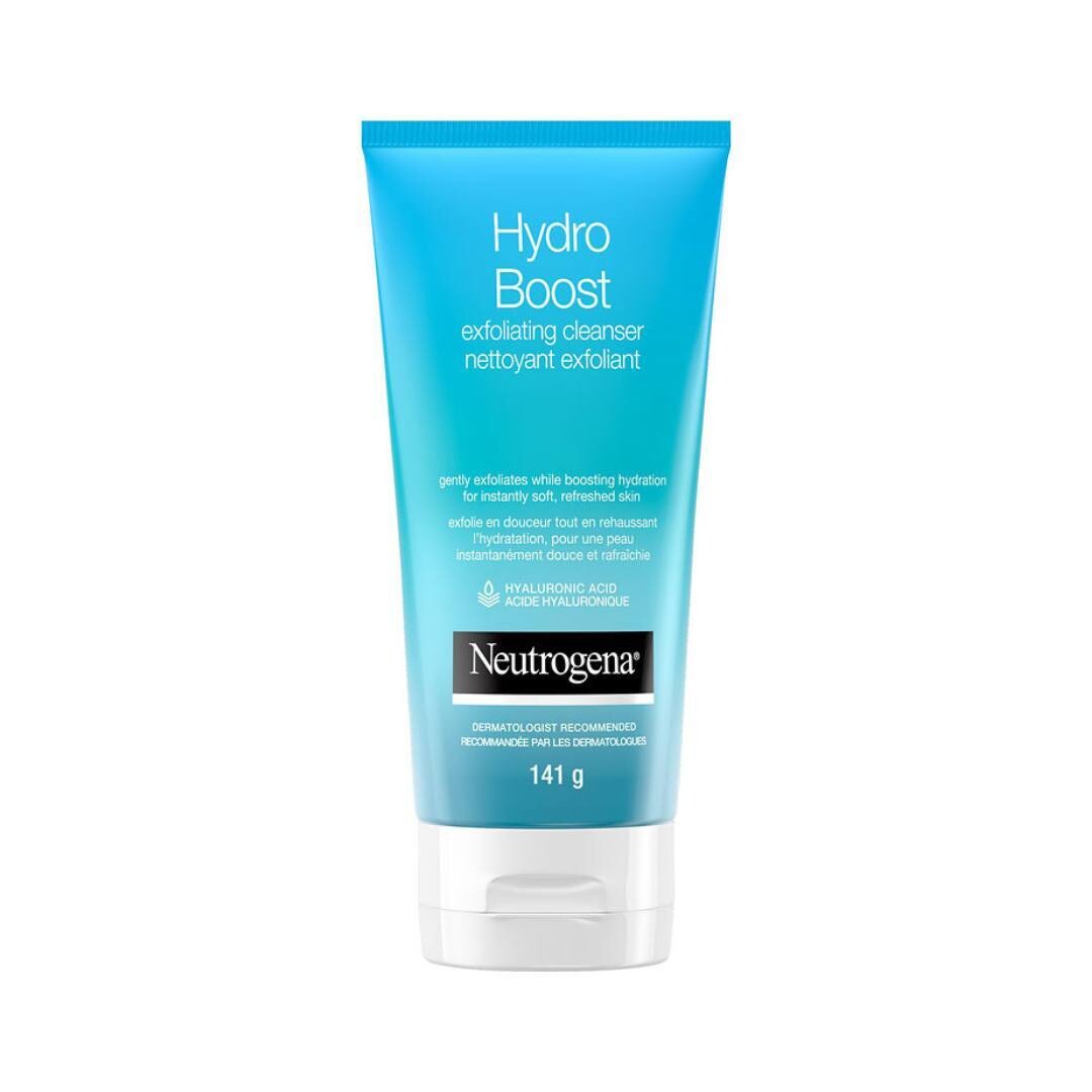 NEUTOGENA HYDRO BOOST GENTLE EXFOLIATING DAILY FACIAL CLEANSER