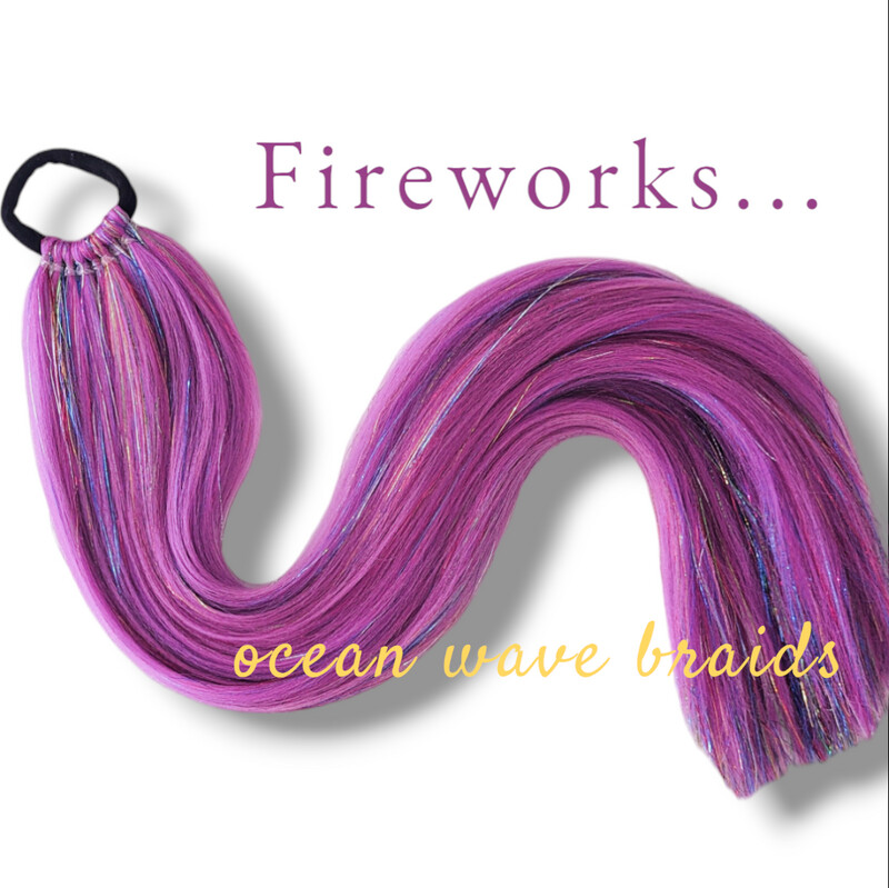 Mermaid Hair / Tiein / Tinsel / Hair Extension