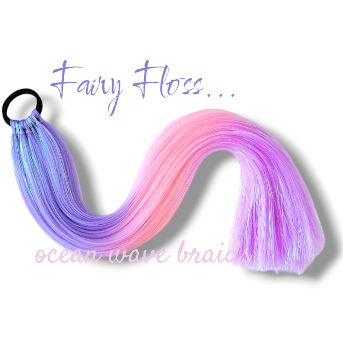mermaid-hair-tie-in-tinsel-hair-extension