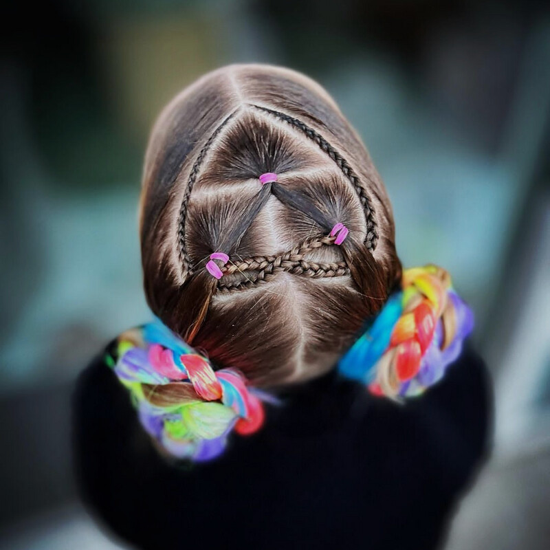 Mermaid Braiding Hair - Paddle Pop