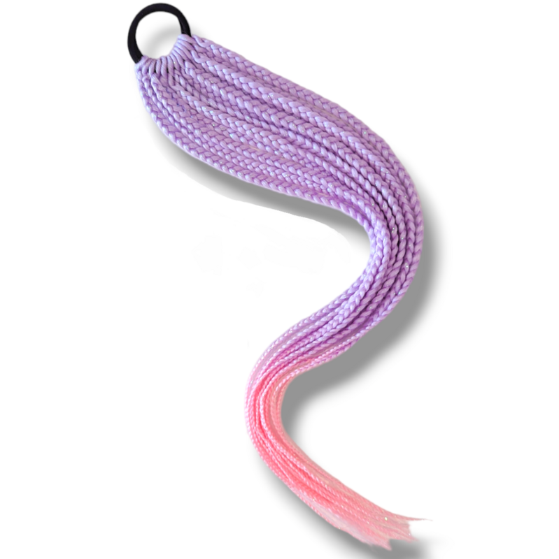 Bandless Mermaid Braids - Lavender Pink