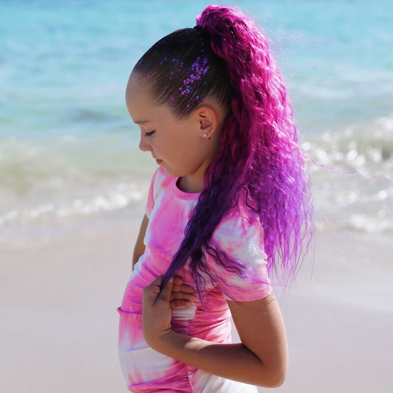 Mermaid Waves Hair Extension - Mulberry