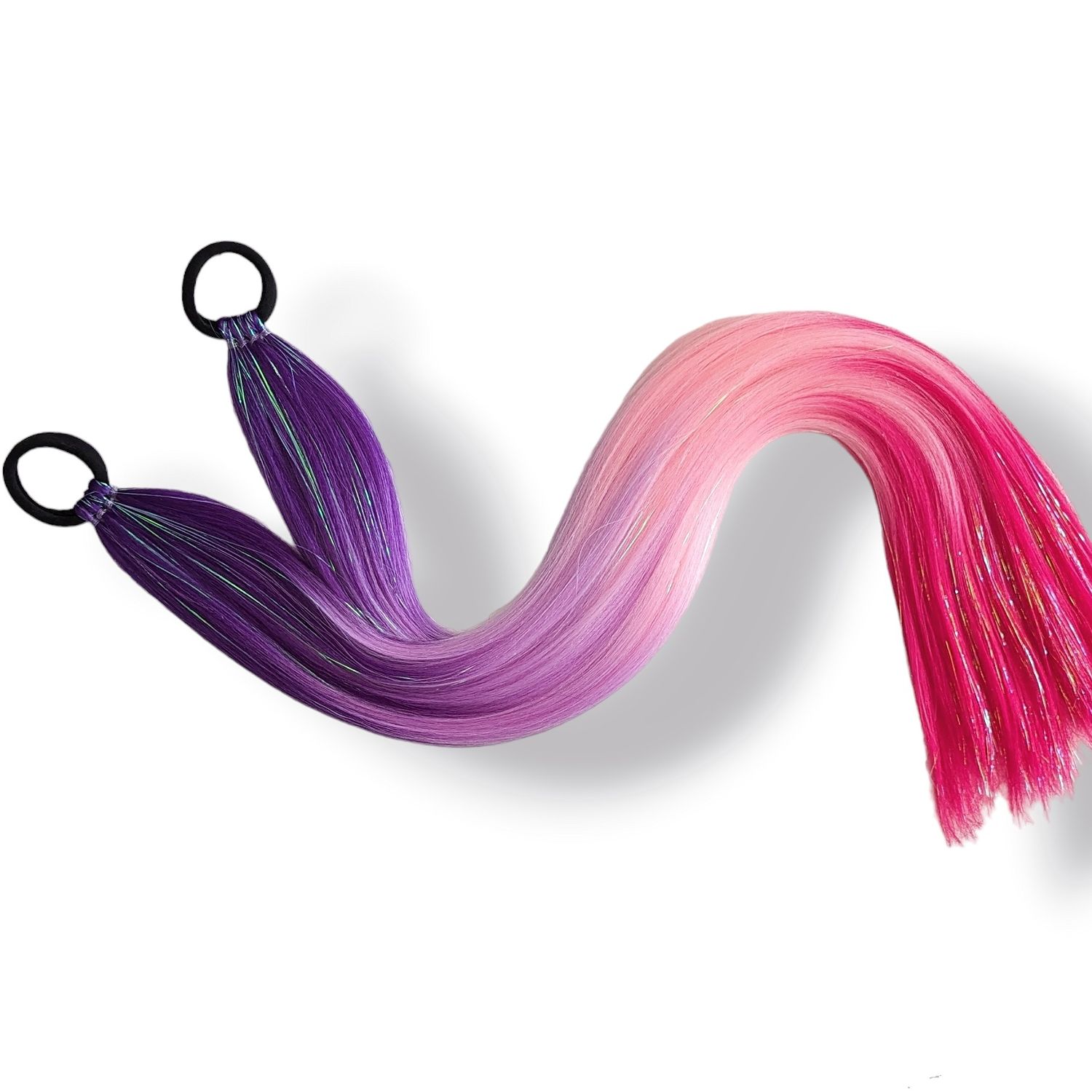 Piggy Tail Hair Extensions - Jelly Bean