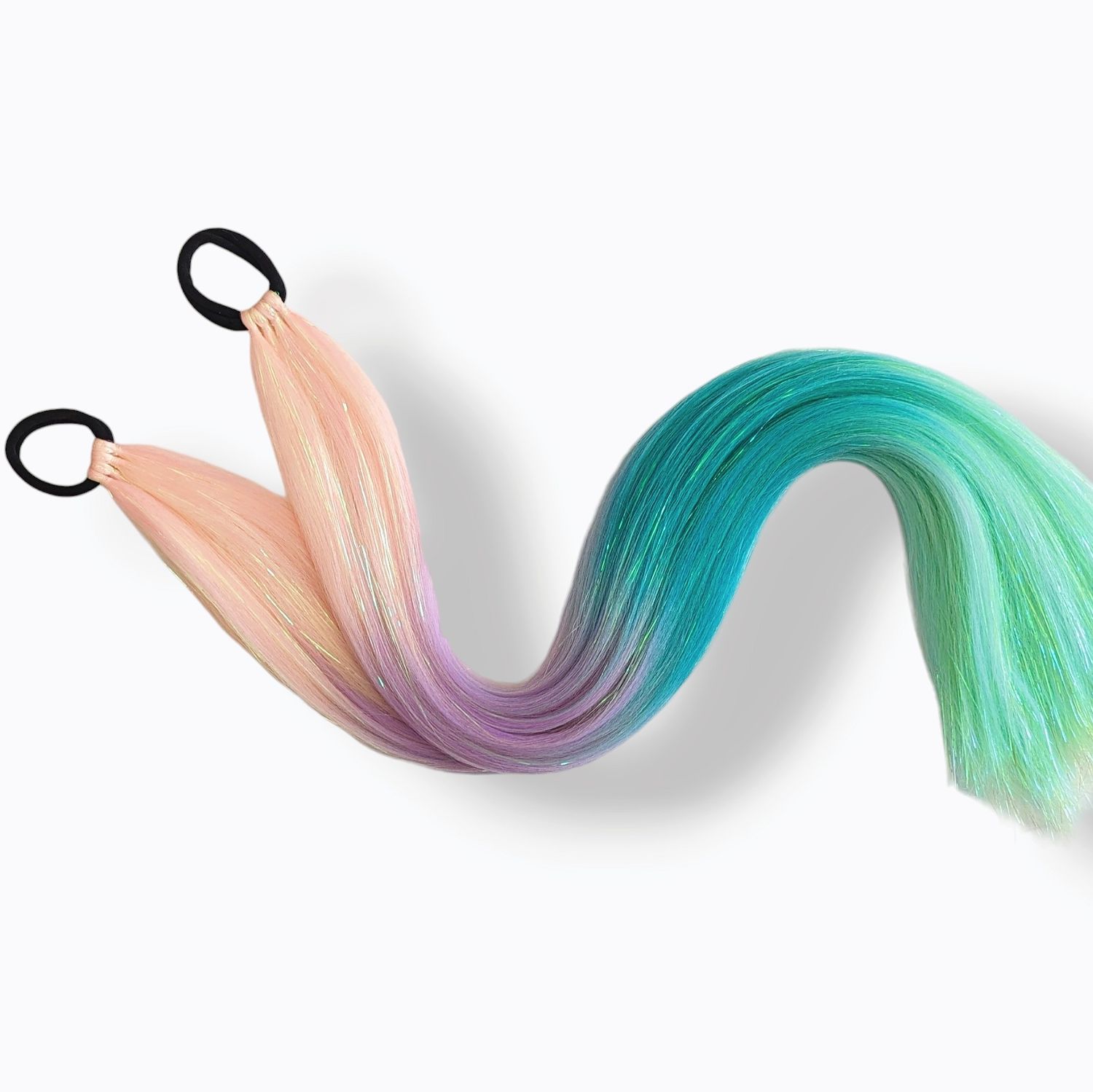 Piggy Tail Hair Extensions - Princess Peach