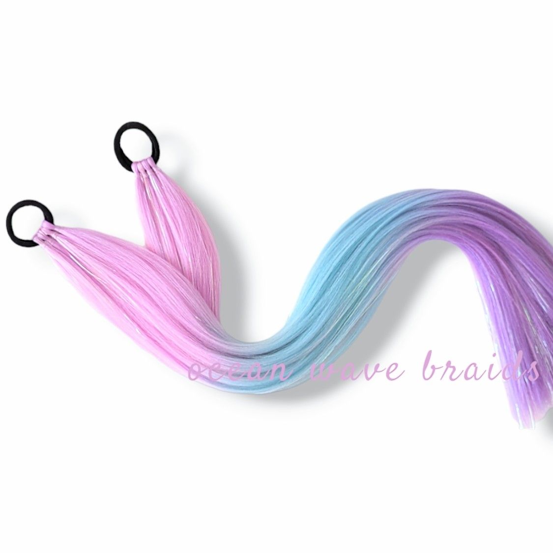 Piggy Tail Hair Extensions - Starlight