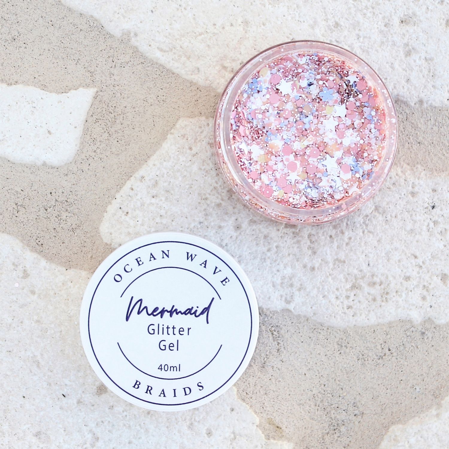 Mermaid Glitter Gel - Enchanted Peach