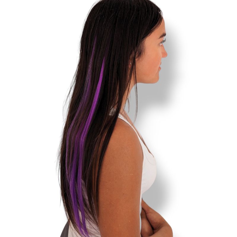 Clip in Hair Extension - Violet
