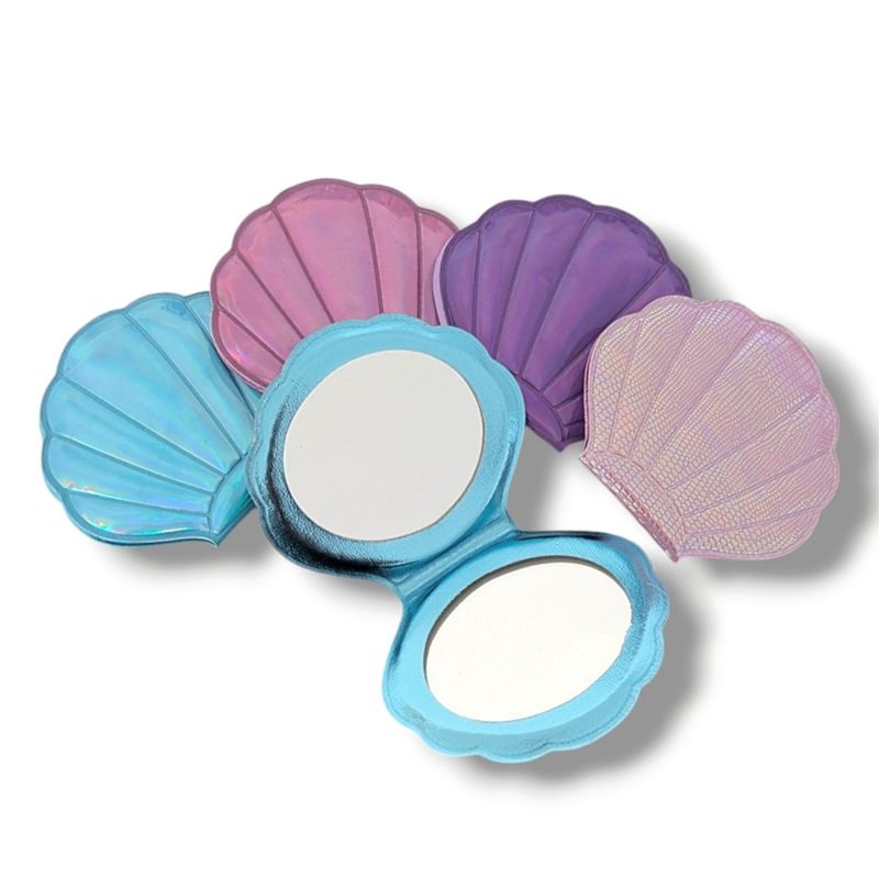 Mermaid Clam Shell Pocket Mirror