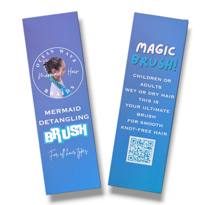 Mermaid Detangling Hair Brush - Pink Sparkle