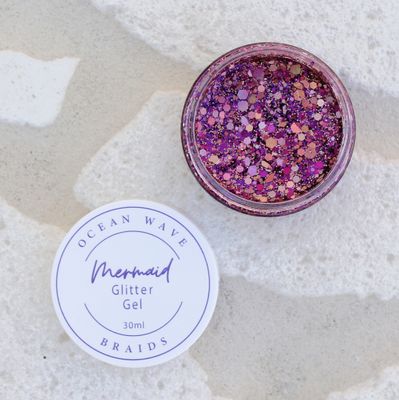Mermaid Glitter Gel - Rosewood