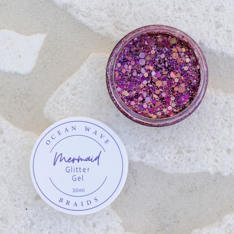 Mermaid Glitter Gel - Rosewood