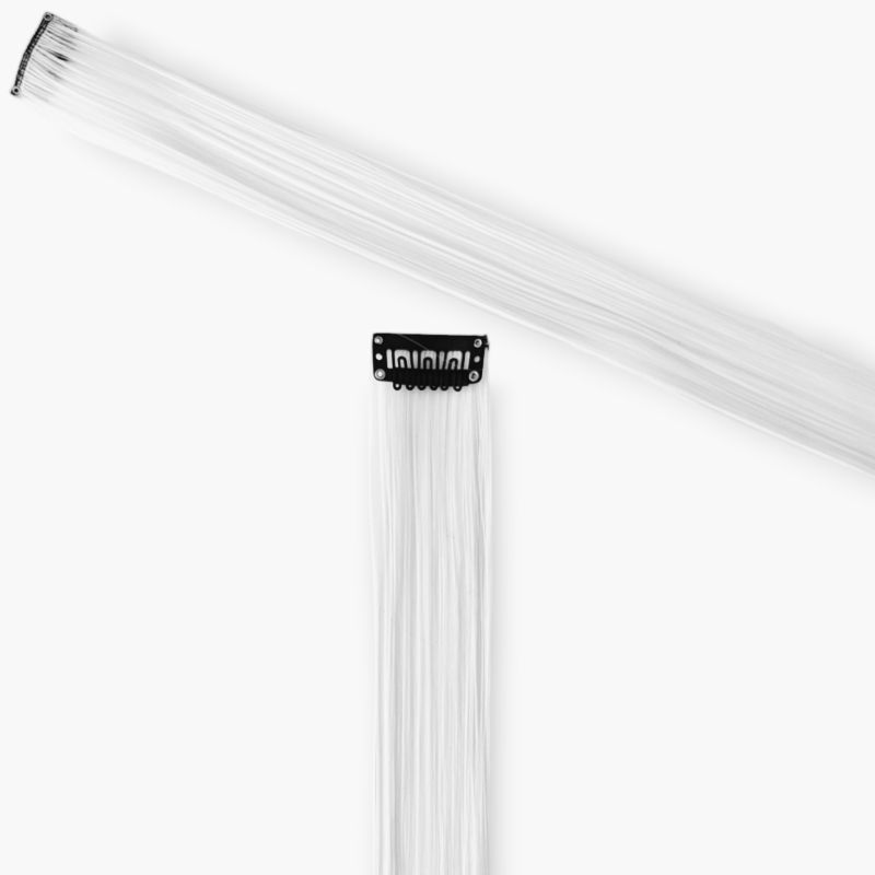 Clip in Hair Extension - White 