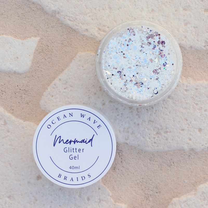 Mermaid Glitter Gel - White Frosty
