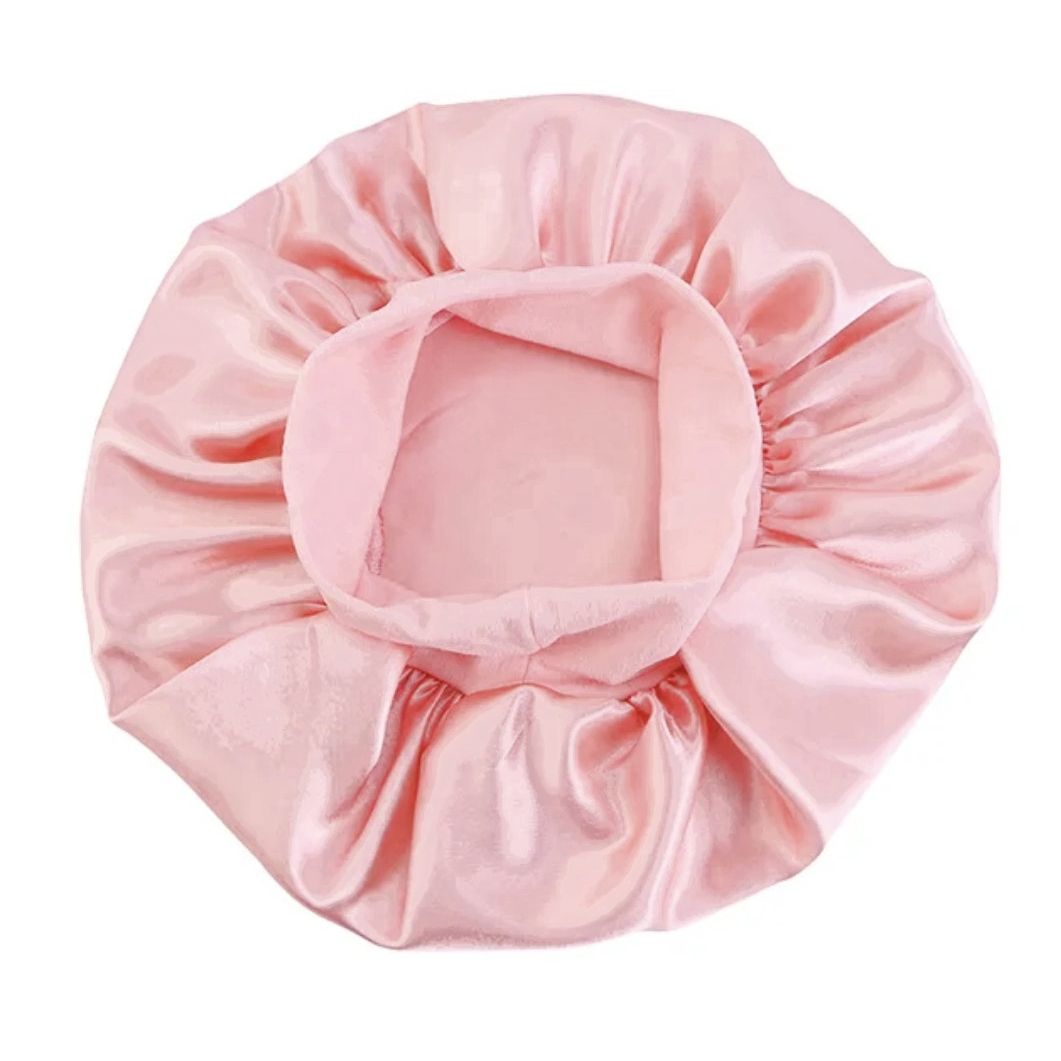 Kids Silky Sleep Bonnet - Pearl Pink