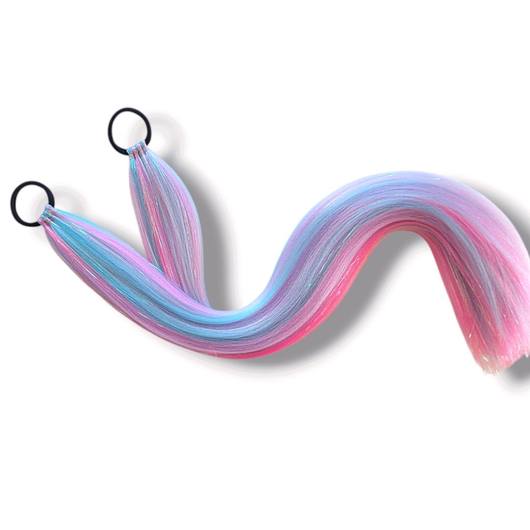 Piggy Tail Hair Extensions -  Butterfly